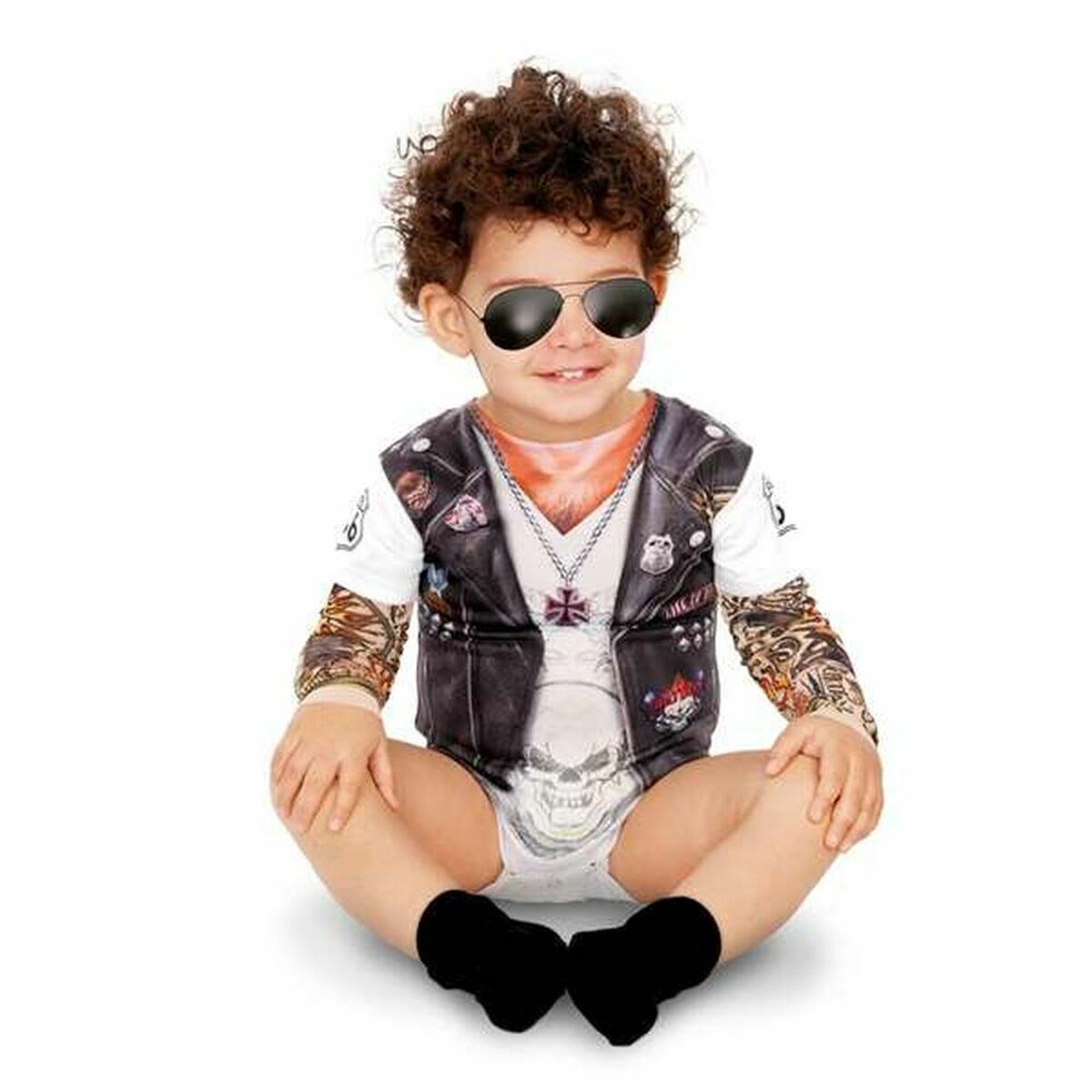 Kostume til børn My Other Me Hell Boy 6 måneder
